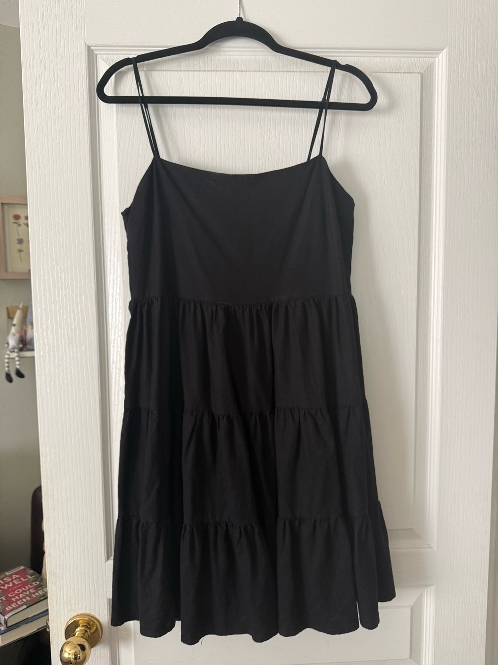 Banana Republic 100pct Linen Tiered dress